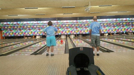 Van Hook residents bowling