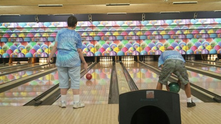 Van Hook residents bowling