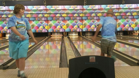 Van Hook residents bowling